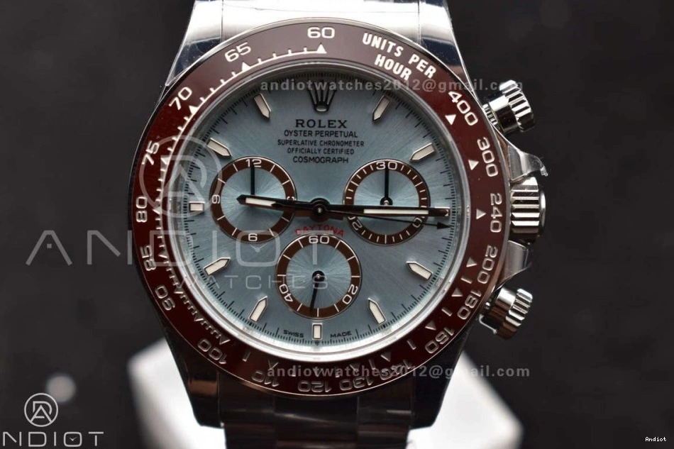 Clone Bracelet Ice Asian SS Markers Dial DD4131 SS on Sticks 904L Best Edition Blue 904L 126506 Daytona 1:1 VSF Super 0511